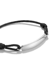 Thomas Sabo Black Engravable Textile Bracelet - Image 4 of 4