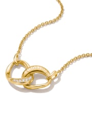 Thomas Sabo Gold Tone Together Chain With White Zirconia - Image 3 of 3