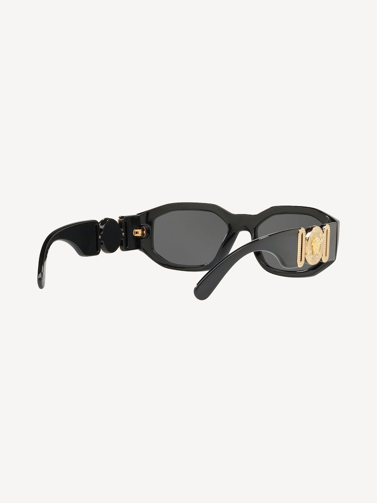 Versace Black Medusa Biggie Sunglasses - Image 2 of 11