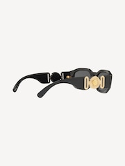 Versace Black Medusa Biggie Sunglasses - Image 5 of 11