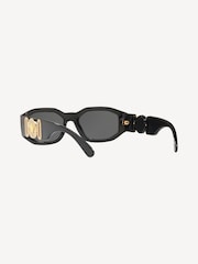 Versace Black Medusa Biggie Sunglasses - Image 6 of 11