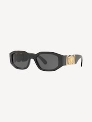Versace Black Medusa Biggie Sunglasses - Image 8 of 11