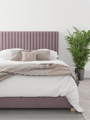 Aspire Furniture Blush Pink Upholstered End Lift Ottoman Storage Bed - Image 1 of 6