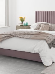 Aspire Furniture Blush Pink Upholstered End Lift Ottoman Storage Bed - Image 3 of 6
