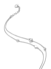 Thomas Sabo Silver Tone Hearts w/ Zirconia Anklet - Image 4 of 4