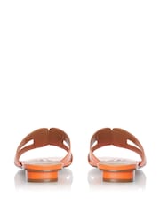 Dune London Orange Loupe Smart Slider Sandals - Image 4 of 8