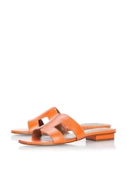 Dune London Orange Loupe Smart Slider Sandals - Image 5 of 8