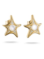 Thomas Sabo Gold Starfish and Mother-of-Pearl Ear Studs - Image 3 of 4