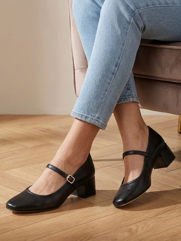 Jones Bootmaker Black Leather Xabrina Patent Leather Shoes - Image 1 of 6 Jones Bootmaker Black Leather Xabrina Patent Leather Shoes - Image 1 of 6
