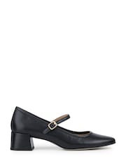 Jones Bootmaker Black Leather Xabrina Patent Leather Shoes - Image 2 of 6