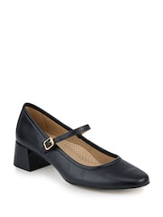 Jones Bootmaker Black Leather Xabrina Patent Leather Shoes - Image 3 of 6