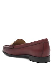 Burgundy Punainen Nahkaa - Jones Bootmaker Lorella nahkaiset Loaferit - Kuva 4 / 6