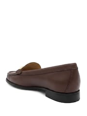 Suklaanruskea nahka - Jones Bootmaker Lorella nahkaiset Loaferit - Kuva 3 / 6