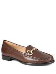 Marron chocolat en cuir - Mocassins à talons Lorella de Jones Bootmaker - Image 3 sur 6