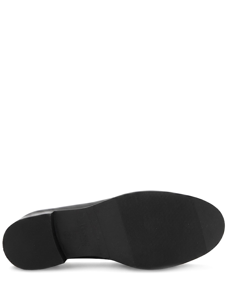 Jones Bootmaker Black Leather Regular Fit Tamsyn Smart Leather Penny Loafers - Image 6 of 6