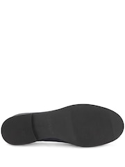 Jones Bootmaker Navy Blue Suede Regular Fit Lex Suede Leather Loafers - Image 4 of 6