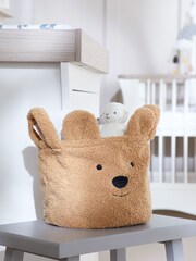 Childhome Brown Teddy Small Basket - Image 3 of 4