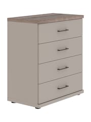 Wiemann Pebble Grey Truro Large 4 Drawer Chest - Image 2 of 2