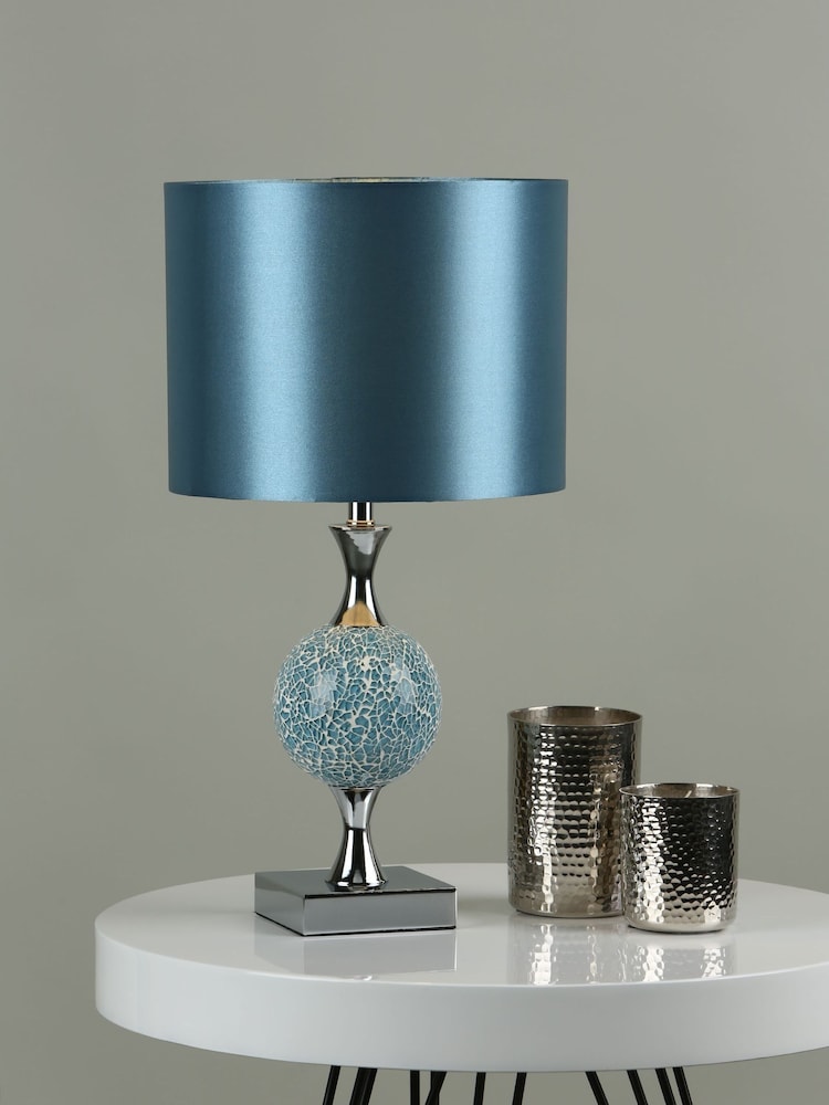Dar Lighting Blue Elsa Table Lamp - Image 1 of 1