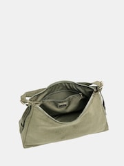 Novo Green Amanda Faux Croc Suede Shoulder Bag - Image 4 of 4