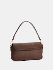 Novo Brown Adeline Hardware Detail Shoulder Bag - Image 5 of 5