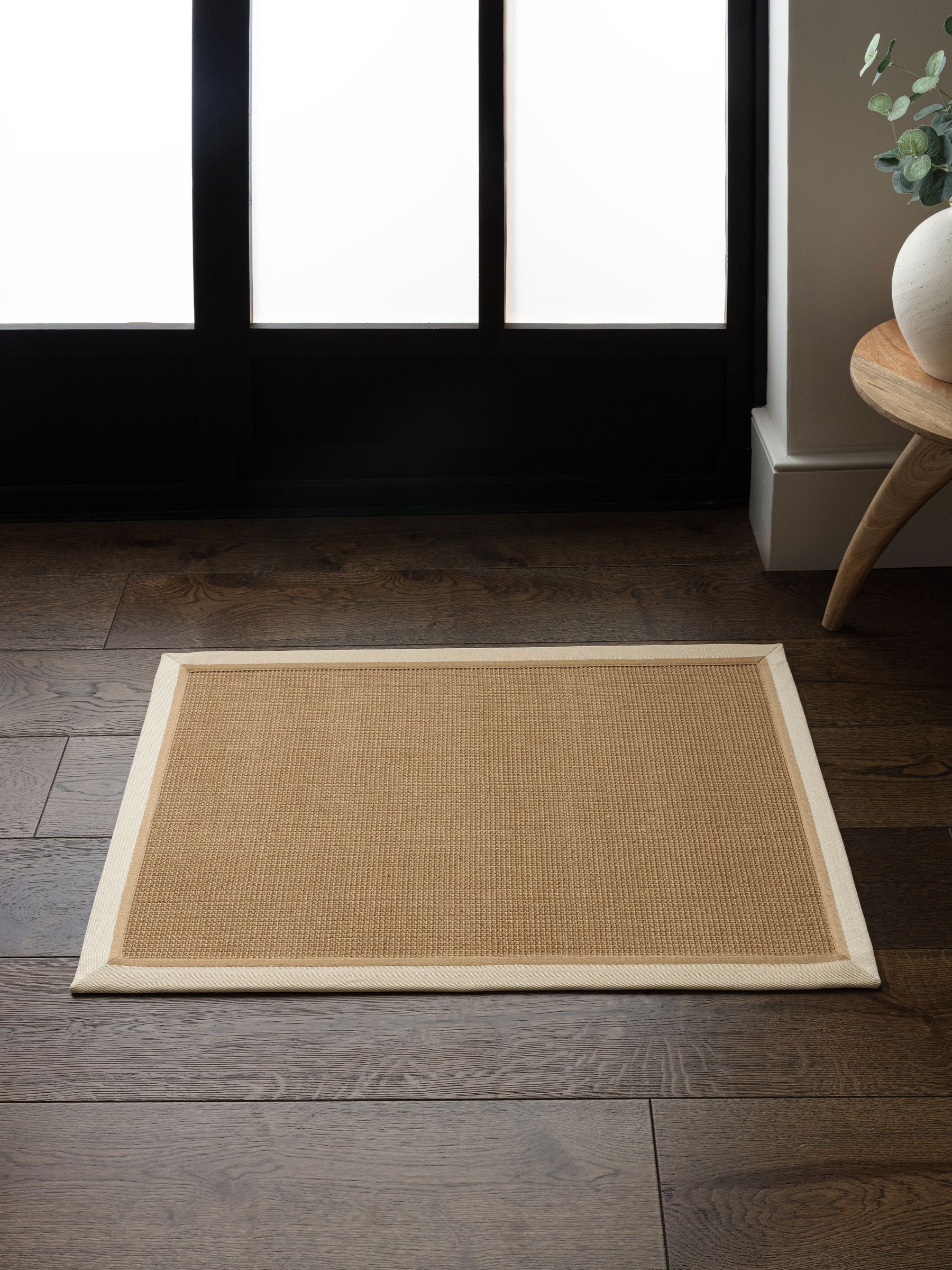 Asiatic Rugs Cream Linen Bordo Boucle Doormat