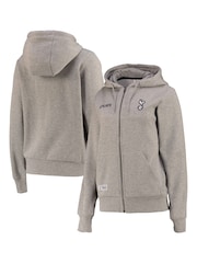 Fanatics Grey Tottenham Hotspur Zip Thru Hoodie Womens - Image 1 of 3