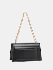 Novo Black Amber Chain Detail Structured Shoulder Bag - Image 3 of 4