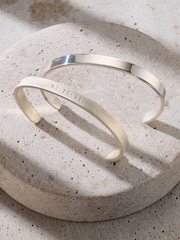 Personalised Cuff Bangle by Posh Totty Designs - Image 2 of 4