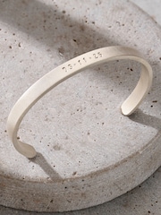 Personalised Cuff Bangle by Posh Totty Designs - Image 3 of 4