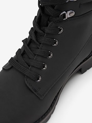 Black Regular/Wide Fit Forever Comfort® Casual Lace-Up Boots - Image 6 of 6