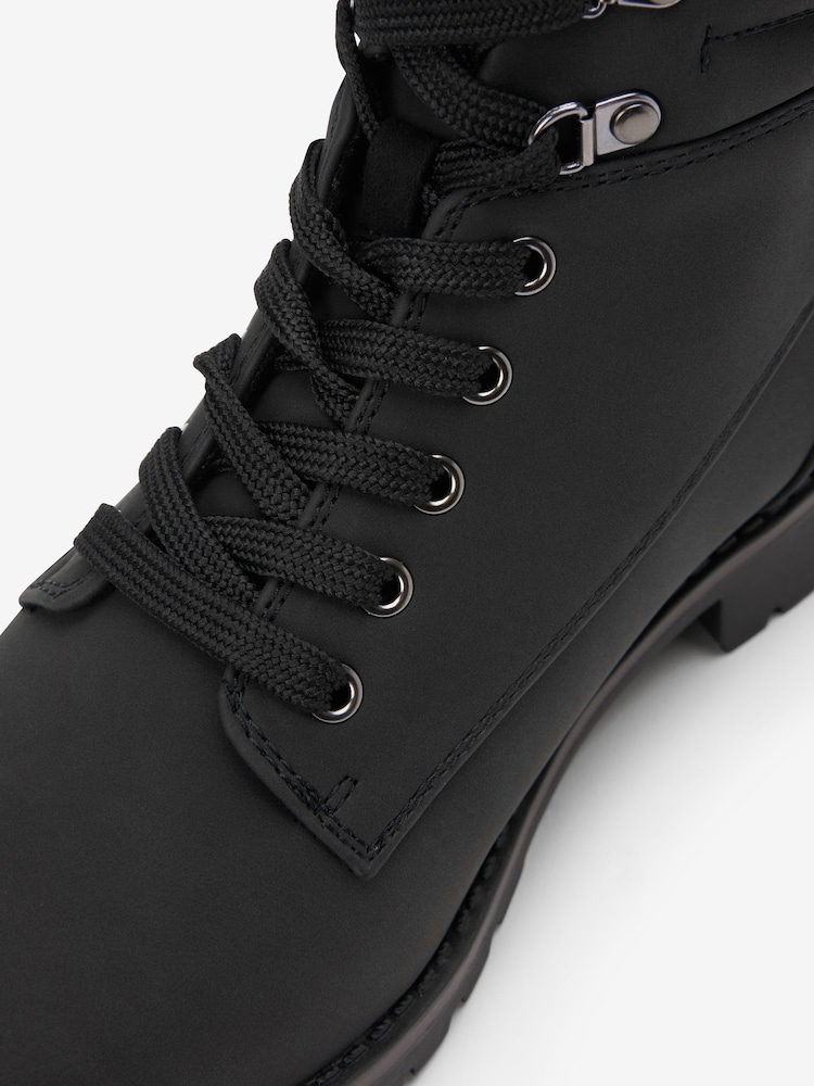 Black Regular/Wide Fit Forever Comfort® Casual Lace-Up Boots - Image 6 of 6