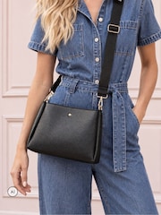 Novo Black Alice Multi Pocket Cross-Body Bag - Image 1 of 4