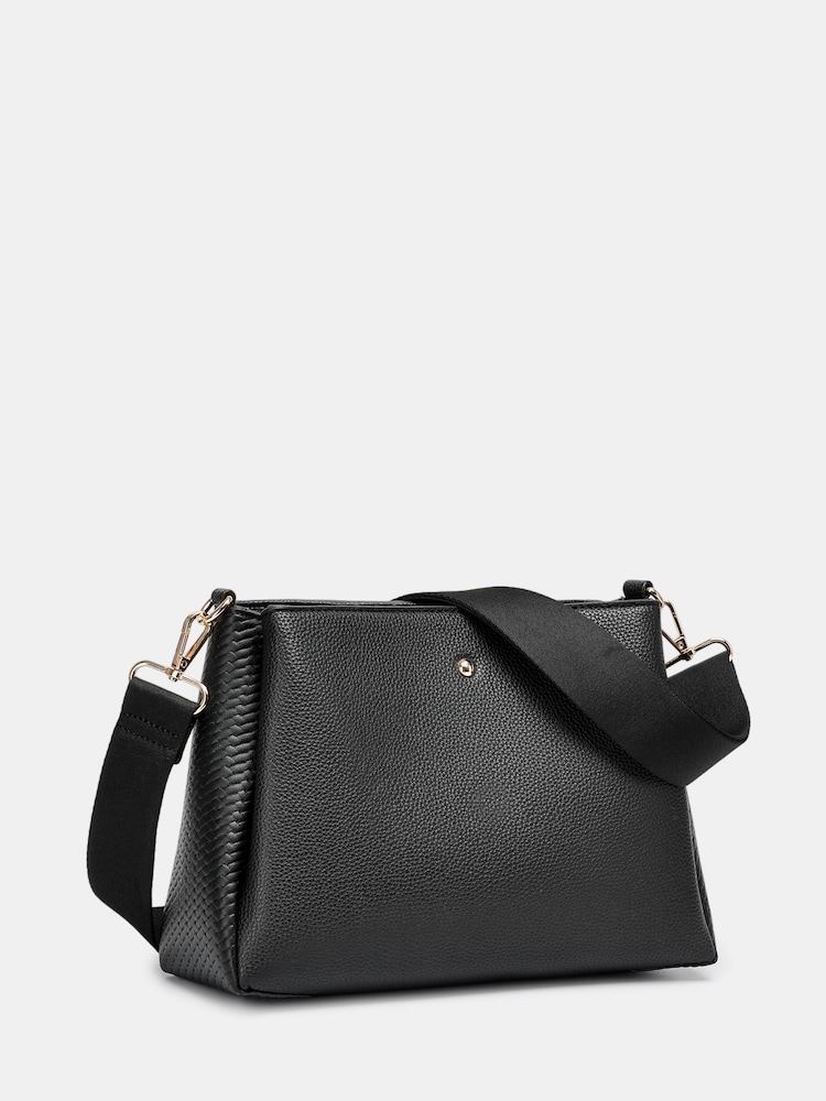 Novo Black Alice Multi Pocket Cross-Body Bag - Image 2 of 4 Novo Black Alice Multi Pocket Cross-Body Bag - Image 2 of 4