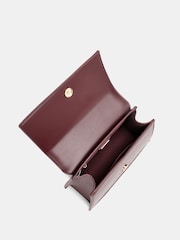 Novo Red Amber Chain Detail Structured Shoulder Bag - Image 3 of 4