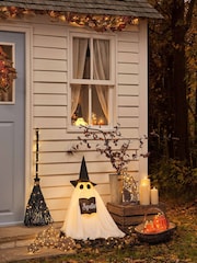 Lights4fun White Halloween Witchy Ghost Decoration - Image 4 of 6