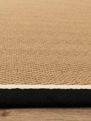 Asiatic Rugs Charcoal Cream Bordo Herringbone Doormat - Image 4 of 4