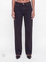 JJXX Black Seville Loose Wide Leg Denim Jeans - Image 1 of 10
