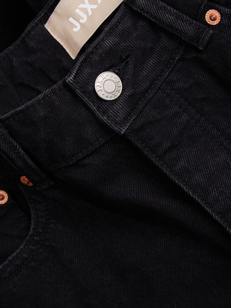 JJXX Black Seville Loose Wide Leg Denim Jeans - Image 10 of 10