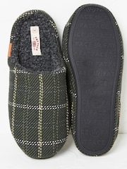 FatFace Green Jamieson Check Slippers - Image 3 of 3