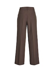 JJXX Brown Wide Leg Pinstripe Tailered Trousers - Image 5 of 7