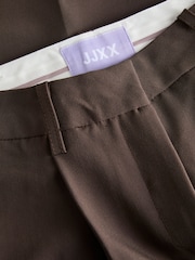 JJXX Brown Wide Leg Pinstripe Tailered Trousers - Image 6 of 7