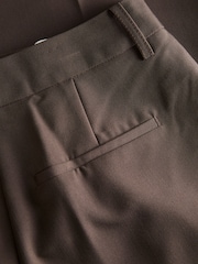 JJXX Brown Wide Leg Pinstripe Tailered Trousers - Image 7 of 7