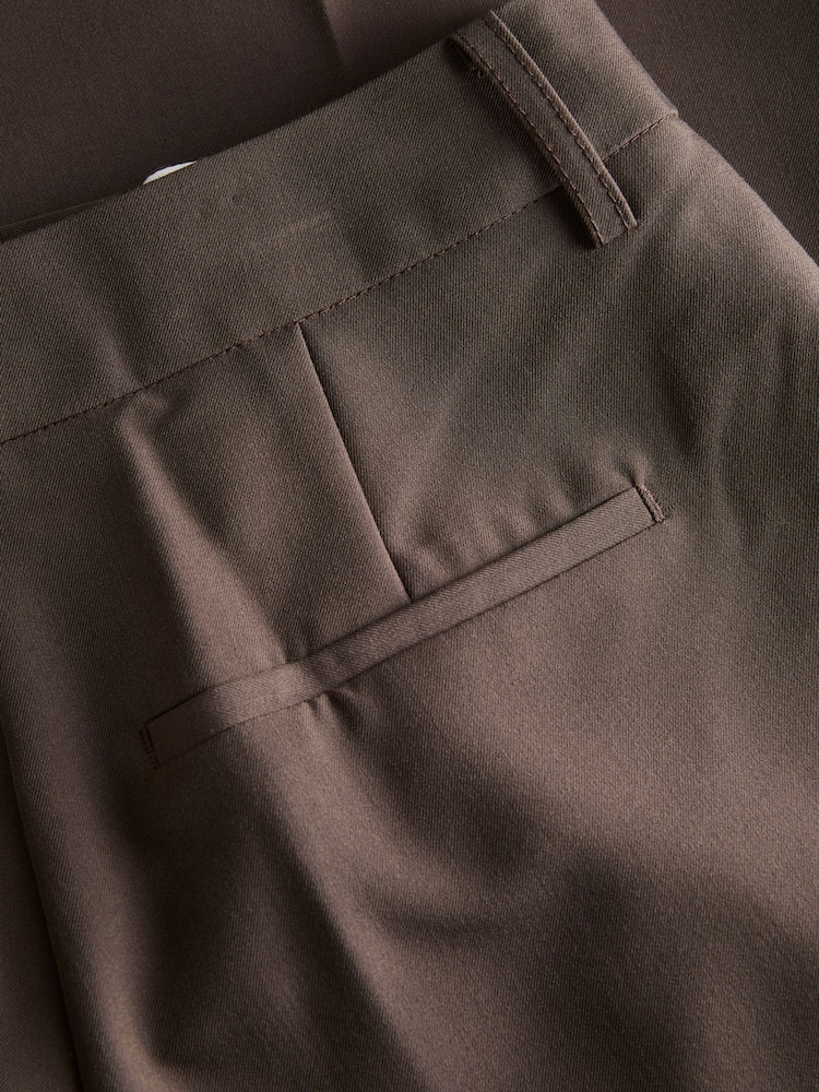 JJXX Brown Wide Leg Pinstripe Tailered Trousers - Image 7 of 7 JJXX Brown Wide Leg Pinstripe Tailered Trousers - Image 7 of 7