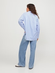 Camisa de popelina a rayas JJXX de corte relajado - Imagen 2 de 7