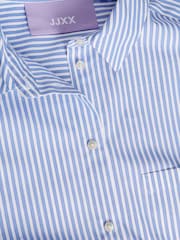 Camisa de popelina a rayas JJXX de corte relajado - Imagen 7 de 7