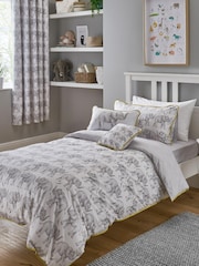 Sam Faiers Little Knightley's Pink Kids Elephant Trail Duvet Cover and Pillowcase Set - Image 1 of 4