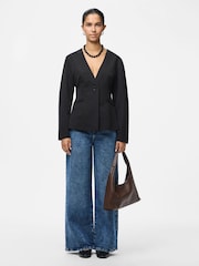 PIECES Black Fitted Blazer - Image 2 of 7