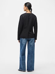 PIECES Black Fitted Blazer - Image 3 of 7