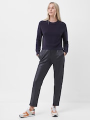 French Connection Blue Crew Neck 100% Cotton Lilly Mozart Jumper - Image 1 of 3
